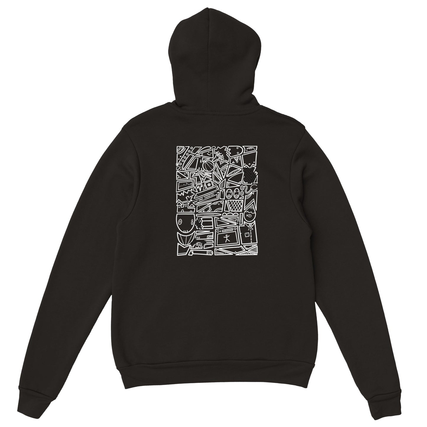 Black WOW Classic Hoodie